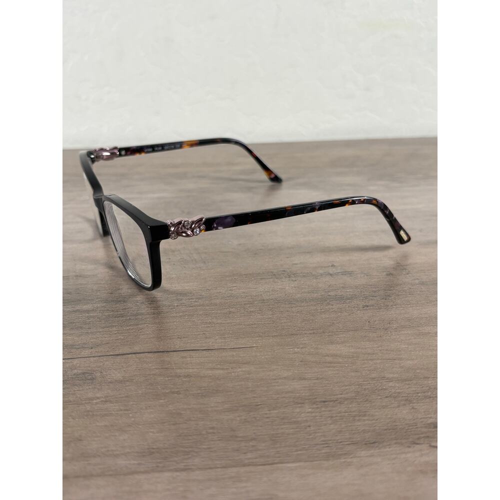 Kay Unger New York K199 PUR Brown Tortoise Shell Women's Eyeglass Frames Glasses - Picture 3 of 7